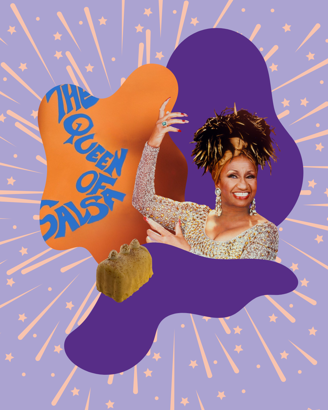 Bûche "¡Azucar!" - Femmage Celia Cruz