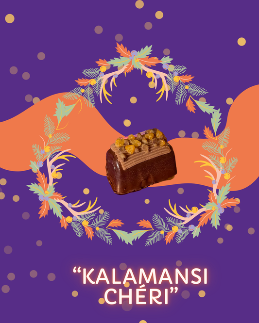 Bûche "Kalamansi chéri" - Femmage Maryse Condé